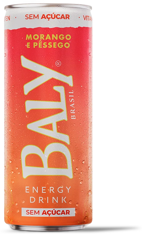 Baly Morango e Pêssego Sem Açúcar 250ml
